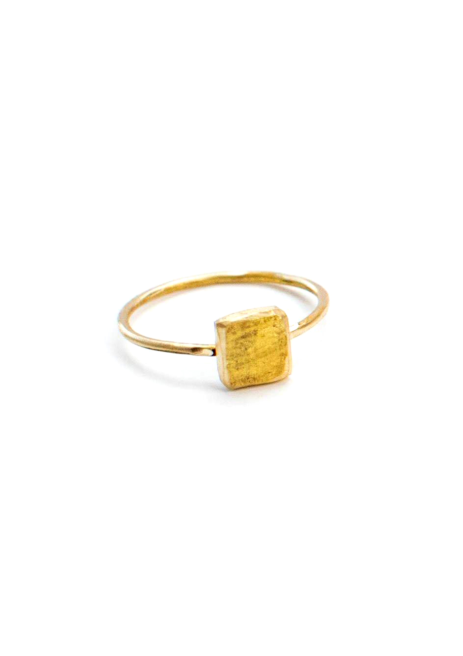 Bague Schiste – Doré à l’or fin 24 carats | Bresma | Label AÉ Paris - Image 2