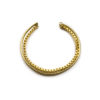 Bracelet Jonc ouvert à chaine – Doré à l’or fin 24 carats | Bresma | Label AÉ Paris - Image 1