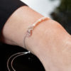 Unisex adjustable bracelet Kivi Opal I silver 925 Opal I Image 1 I Linkki I Label AÉ Paris