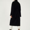 Manteau long noir oversize laine et cachemire par le créateur Tremblepierre. Les Essentiels chez AFFAIRES ÉTRANGÈRES - 4