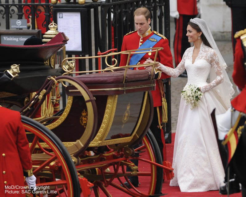 Mariage du prince William et de Kate Middleton à l'abbaye de Westminster