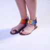 Sandales barefoot mixtes Akwaba I En cuir vegetal et perles de verre I Image 4 I Uungu I Label AÉ Paris