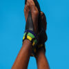 sandales barefoot mixtes Obba black I cuir vegetal et perles de verre I Image 2 I Uungu I Label AÉ Paris