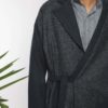 Veste-manteau portefeuille I En laine I Vue en détail I Anissa Aïda I Label AÉ Paris